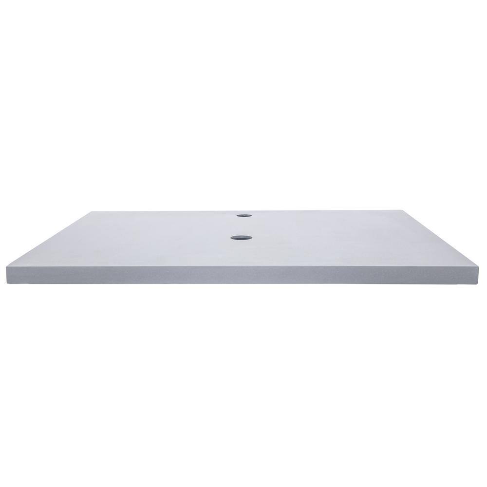 Eden Dark Gray Terrazzo 31'' Stone Vanity Top