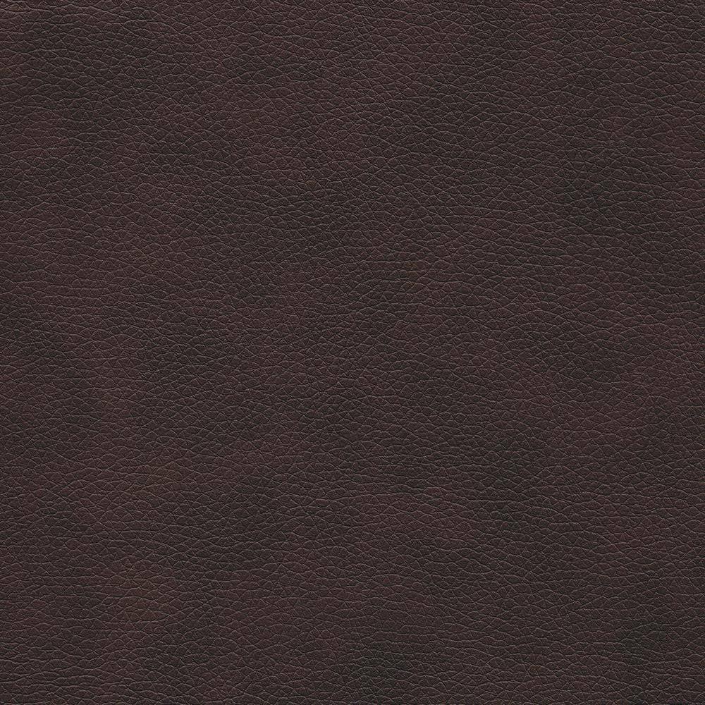 Contemporary Wood & Brown Leather Recliner Chair, 38"