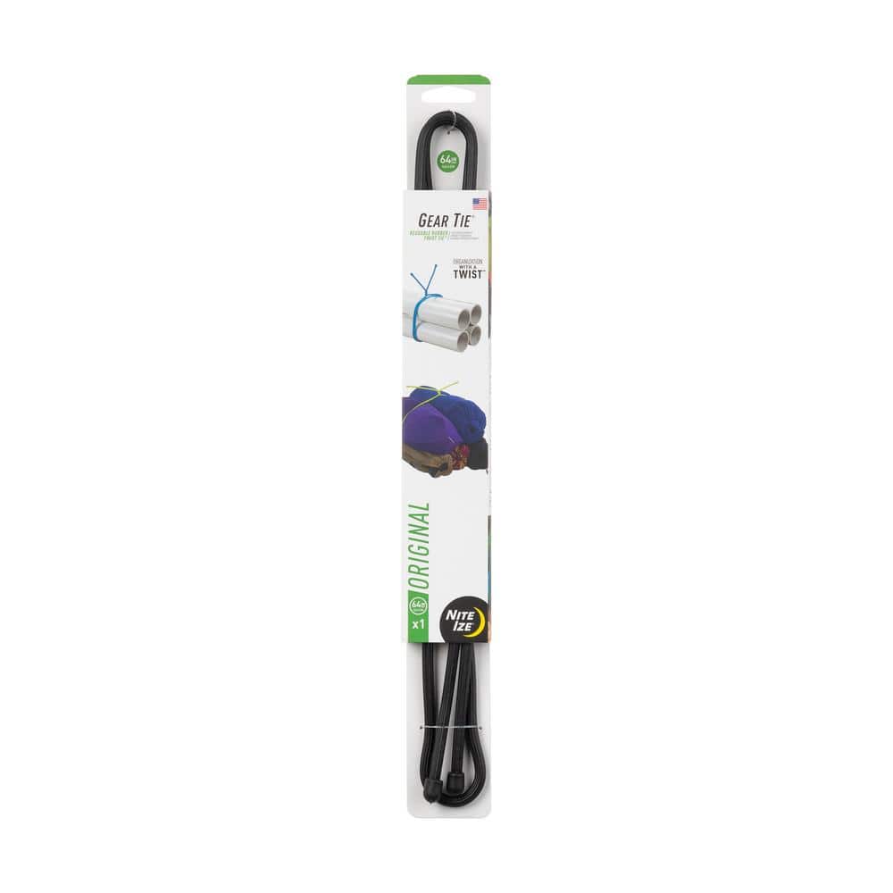 64 in. Gear Tie in Black price history on PriceWatchPro