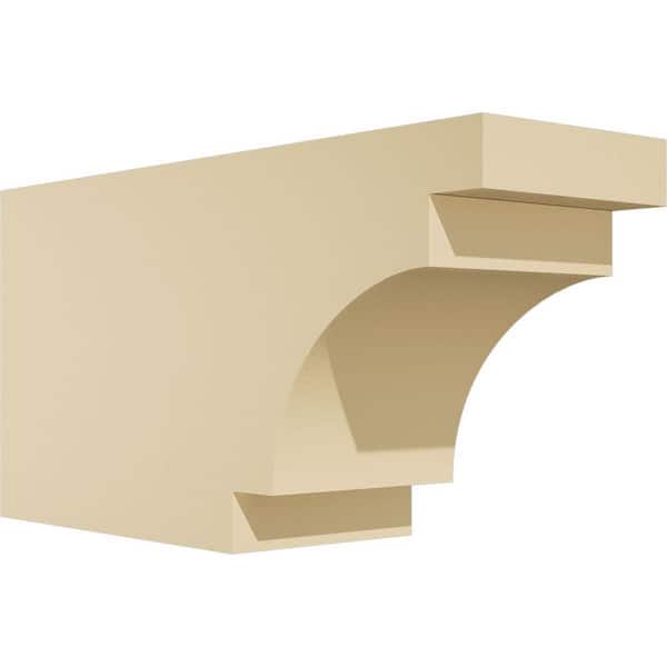 Ekena Millwork Standard Mediterranean 5 in. W x 8 in. H x 16 in. D Signature Urethane Rafter Tail Outlooker