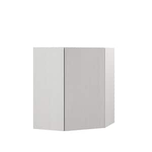 Designer Series Edgeley Assembled 24x30x12.25 in. Diagonal Wall Kitchen Cabinet in Glacier