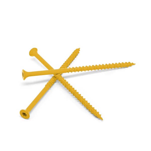 #10 x 4 in. Tan Torx Drive Flat Head Deck Screw (5 lbs. / 237-Piece)
