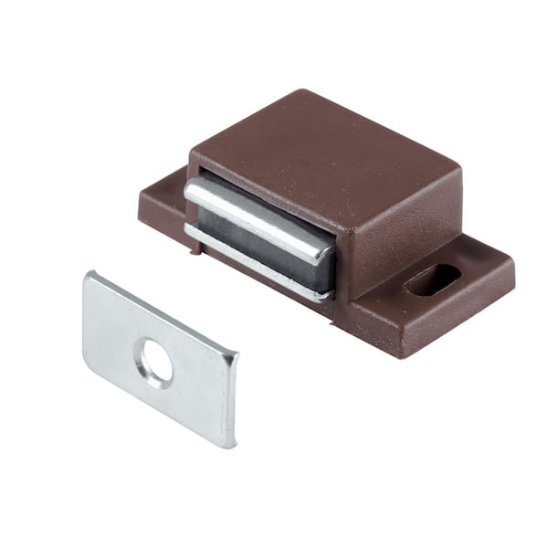 Everbilt 11 lb. Magnetic Catch with Counter Plate, Brown (1-pack)