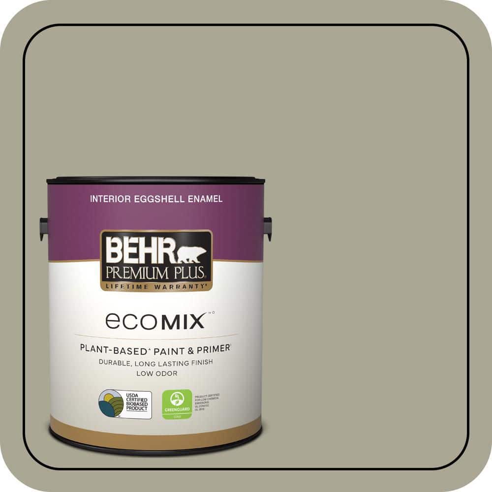 1 gal. #N350-4 Jungle Camouflage Eggshell Enamel EcoMix Plant-Based Interior Paint & Primer price history on PriceWatchPro
