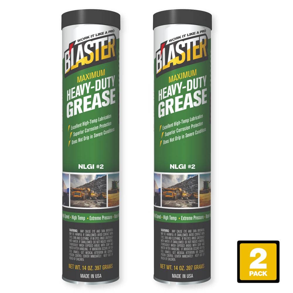 14 oz. Maximum Heavy-Duty Grease Cartridge for Grease Gun (Pack of 2)