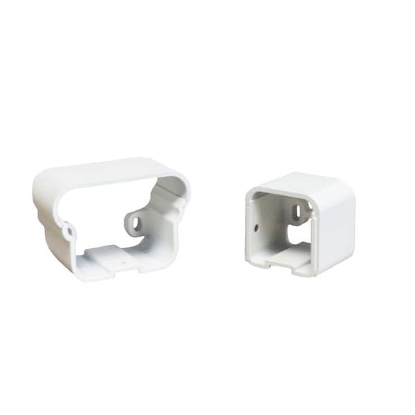 Pegatha Plus White Aluminum Textured Level Bracket Kit (2-Piece)
