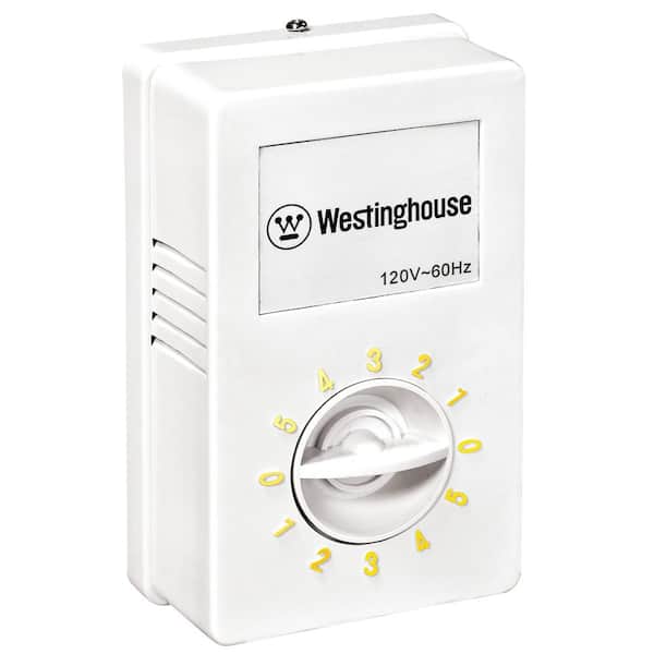 Westinghouse - Jax Industrial-Style 56 in. White Ceiling Fan with Wall Control