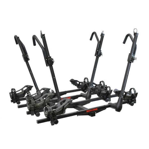 MALONE Pilot HM4 Hitch Mount Tray Style Bike Carrier 4-Bike Rack 33 lbs. Capacity for Roof Rack