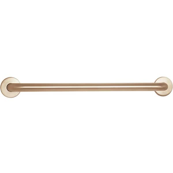 SEACHROME 24 in. x 1-1/4 in. Dia CuVerro Antimicrobial Bathroom Shower Grab Bar in Copper Alloy