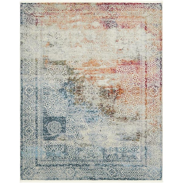 Unique Loom Baracoa Marimelena Multi 8' 4 x 10' 0 Area Rug