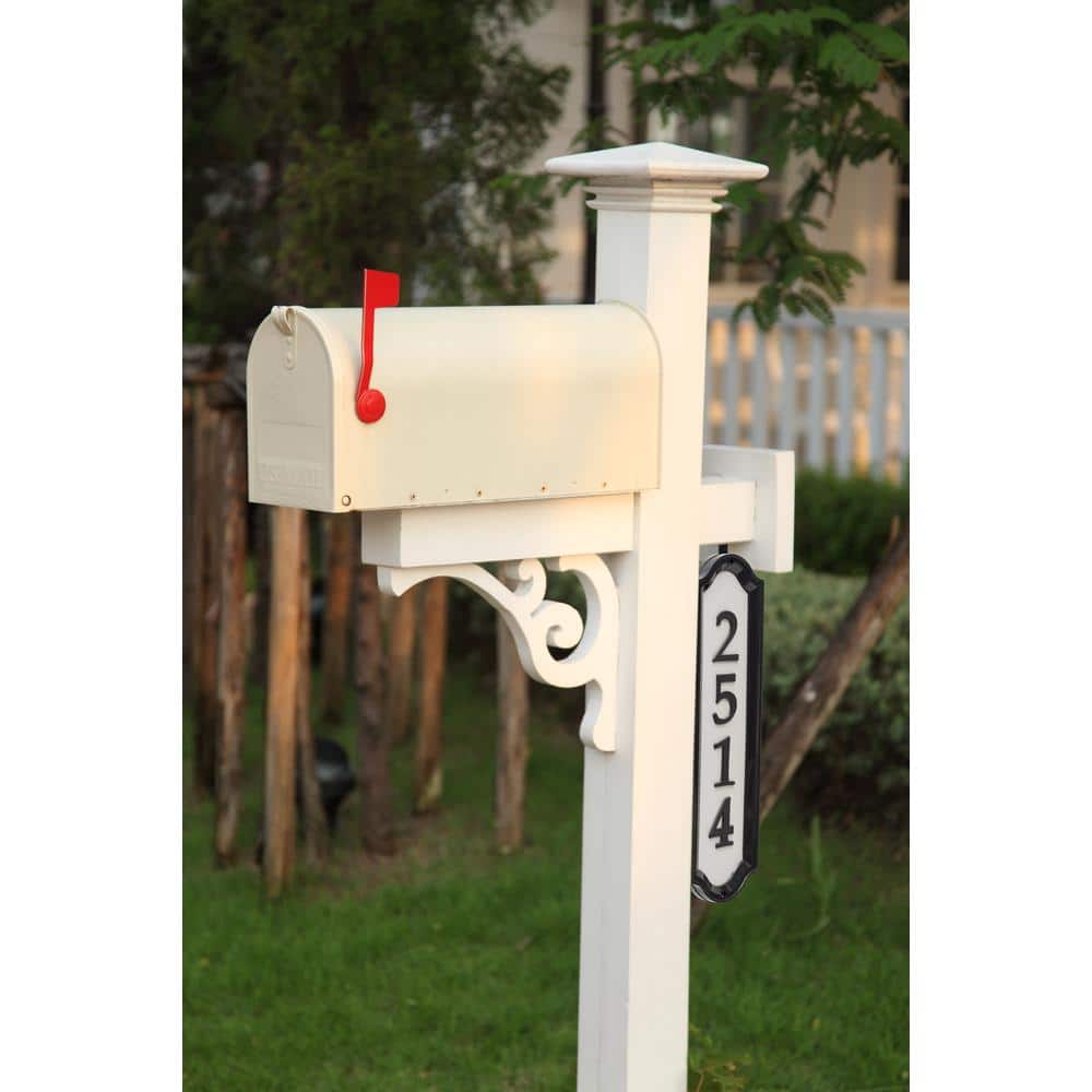 Nite Bright Reflective Black and White Address Sign