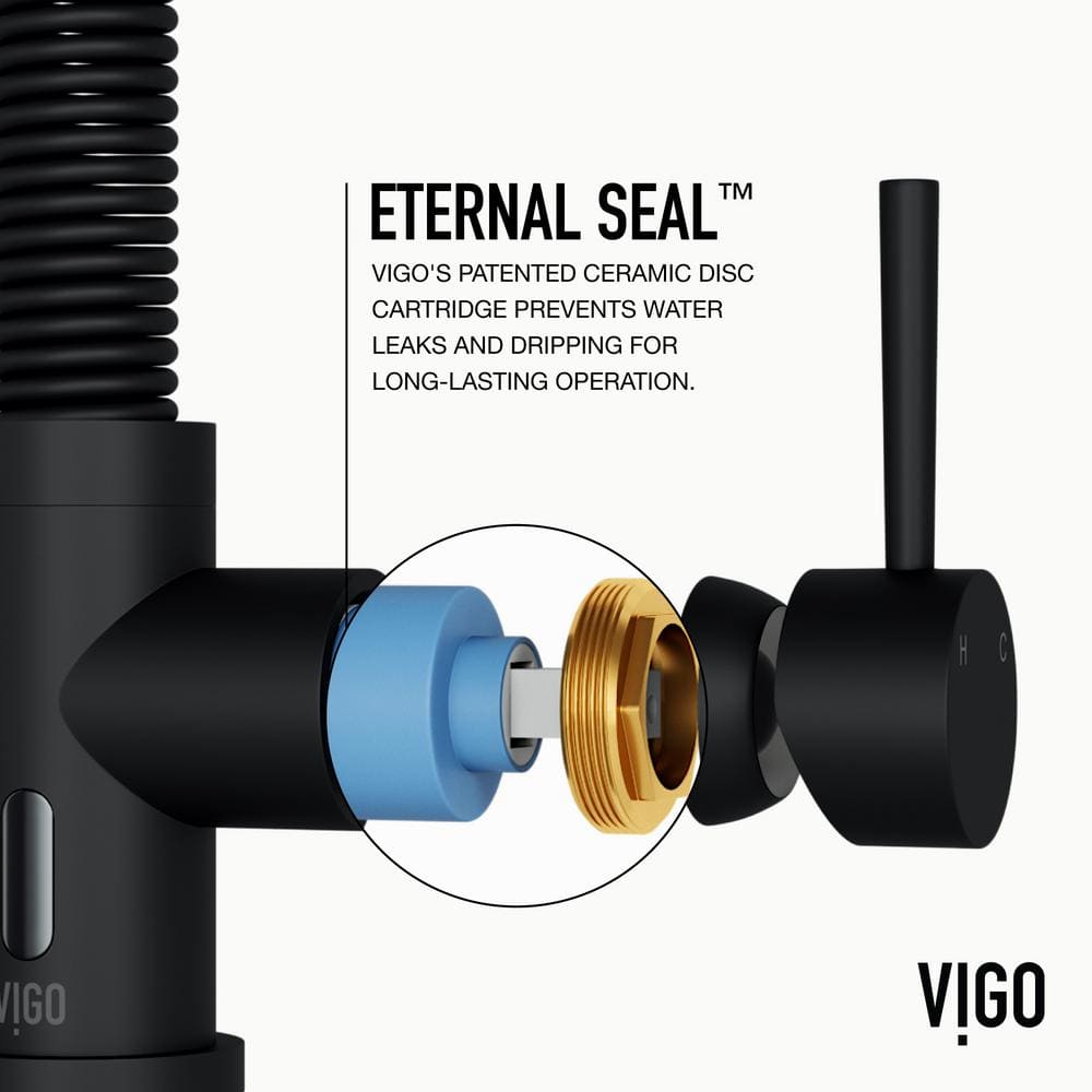 Matte Black Brass Touchless Pull-Down Kitchen Faucet with Spray