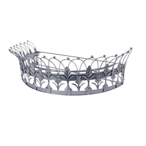 Silver Decorative Metal Curtain or Canopy Crown