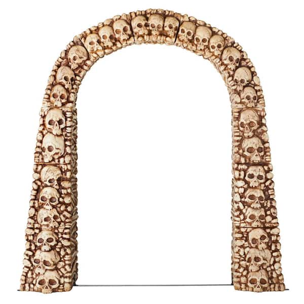 Home Accents Holiday 7.5 ft. Skull and Bones Archway 23PA90005 ...