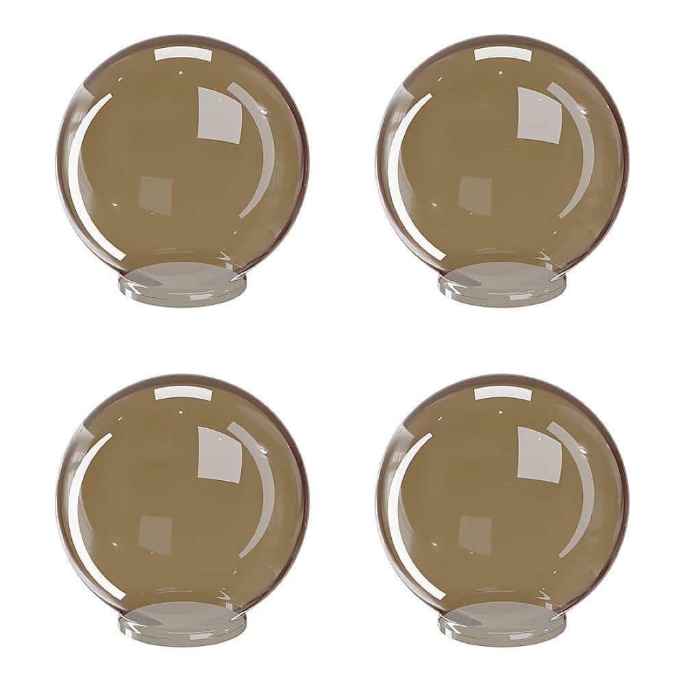 SOLUS 6 in. Smooth Acrylic Smoke Globe with 3.14 in. Fitter Neck