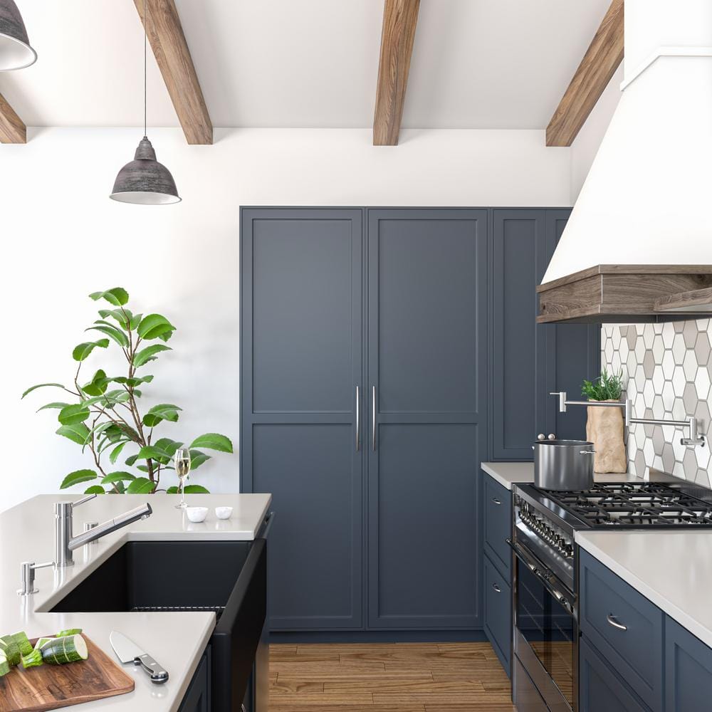 36'' Black Matte Fireclay Farmhouse Single Bowl Kitchen Sink