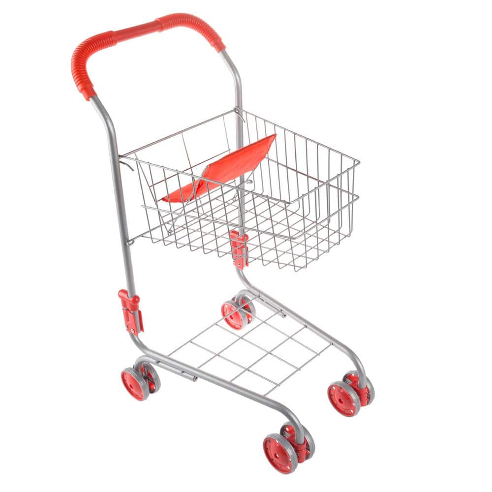 Calorful 34'' H x 25'' W Utility Cart with Wheels