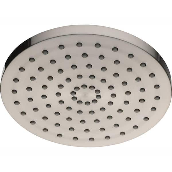 Glacier Bay 1-Spray Pattern 8 in. Single Wall Mount Fixed Shower Head in Brushed Nickel