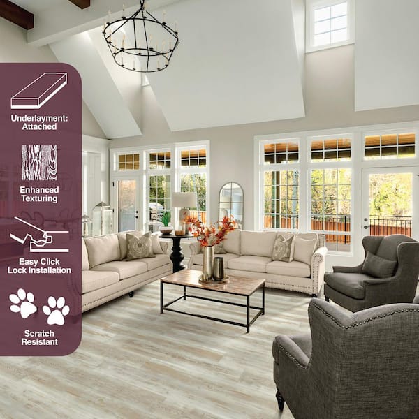 Home Decorators Collection Bayview Pine 20 MIL x 7 in. W x 48 in