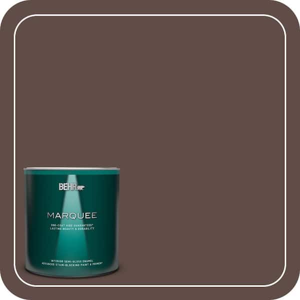 BEHR MARQUEE 1 qt. #730B-7 English Manor Semi-Gloss Enamel Interior Paint & Primer