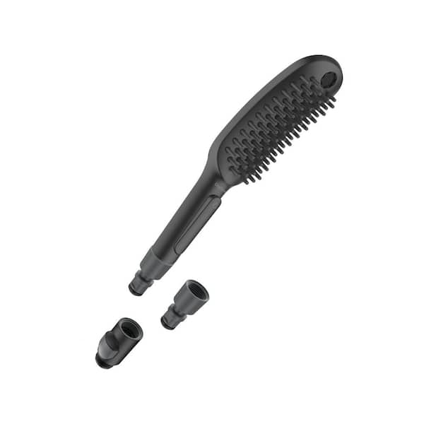 Hansgrohe Dog Shower 3-Spray Patterns with 1.75 GPM 5 in. Wall Mount Handheld Shower Head in Black