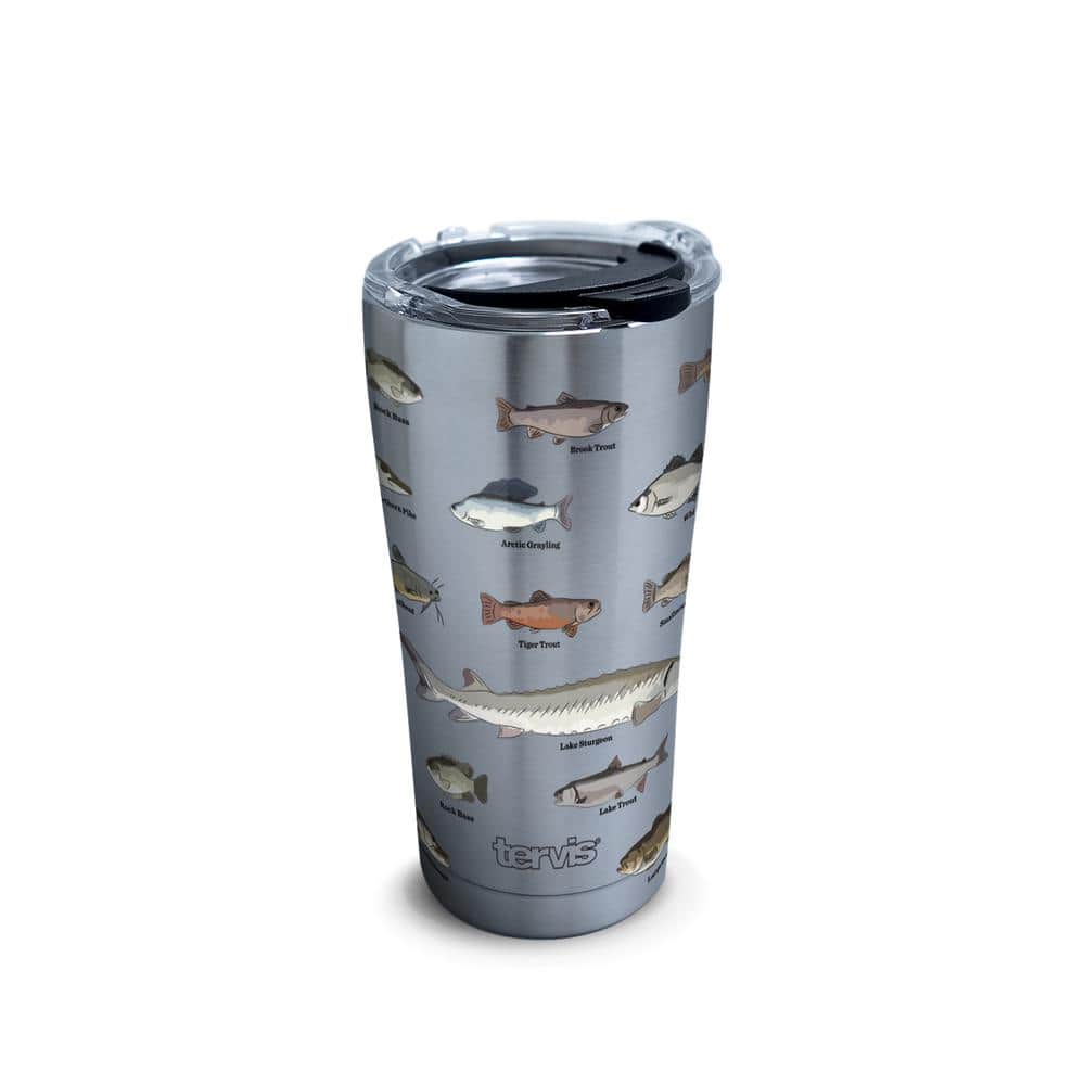 Tervis Here Fishy 20 oz. Stainless Steel Tumbler with Lid 1353453 - The  Home Depot