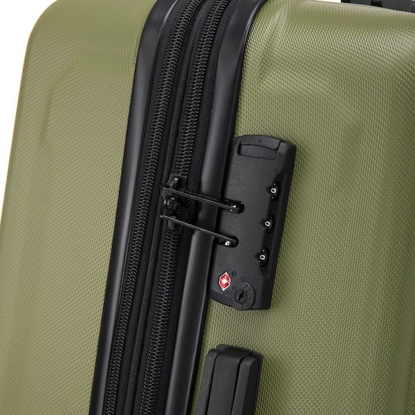 US ARMY FOX PRO 24 in. Expandable Medium Suitcase with TSA Lock