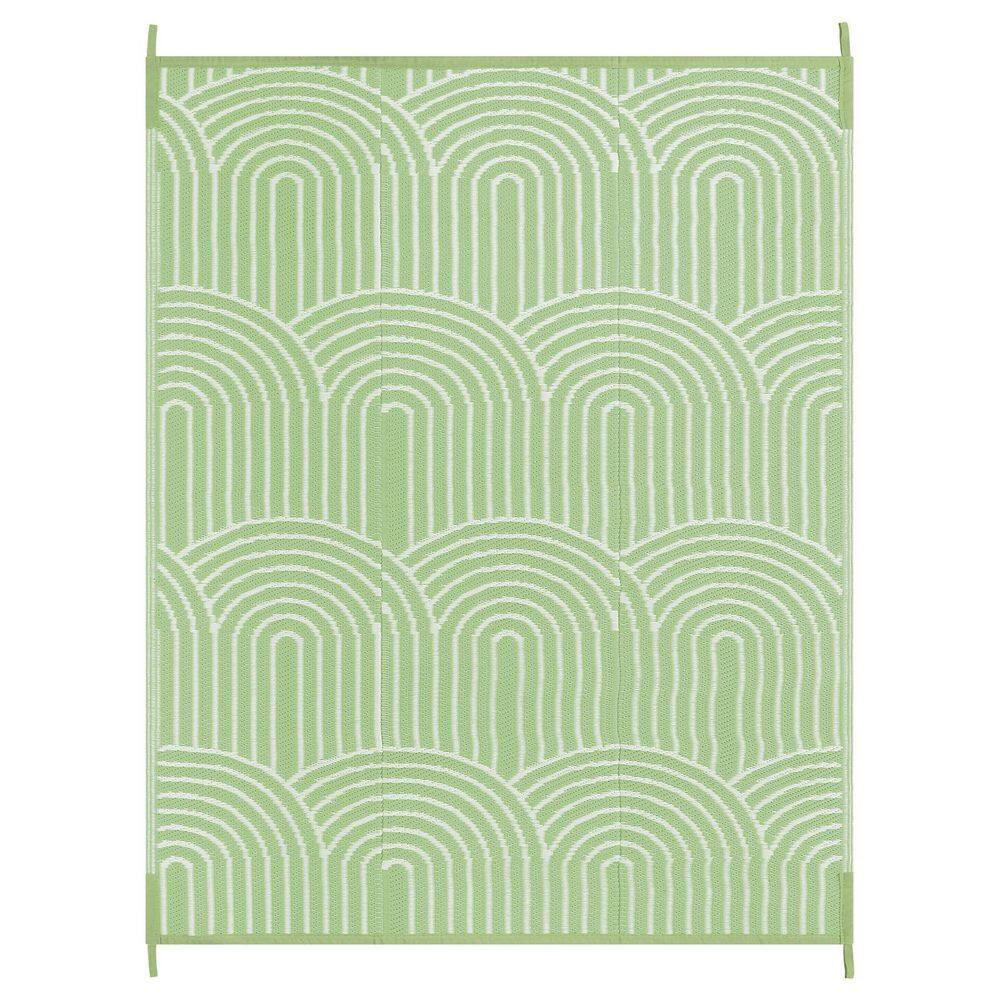 Rainbow Patio Rugs Outdoor 8'X10' Waterproof, Reversible Camping Rug (Green) price history on PriceWatchPro