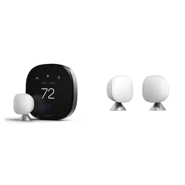 Smart Thermostat Premium with Smart Sensor and Air Quality Monitor and Smart Sensor (2-Pack)