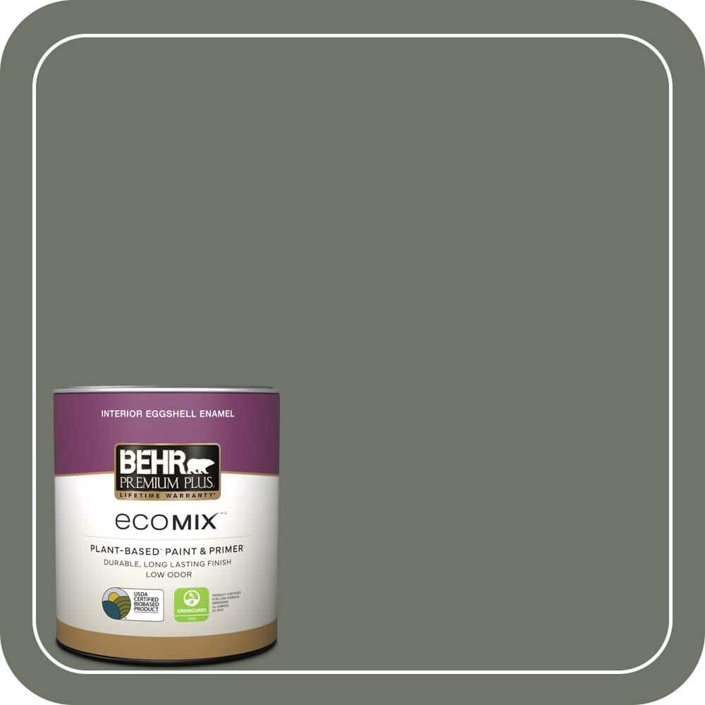 1 qt. #BXC-72 Evergreen Trail Eggshell Enamel EcoMix Plant-Based Interior Paint & Primer price history on PriceWatchPro