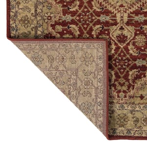 McAlester Burgundy 7 ft. 10 in. x 10 ft. Area Rug