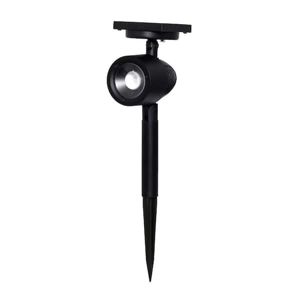 Westinghouse Solar Black Outdoor Integrated LED Landscape Spot Light