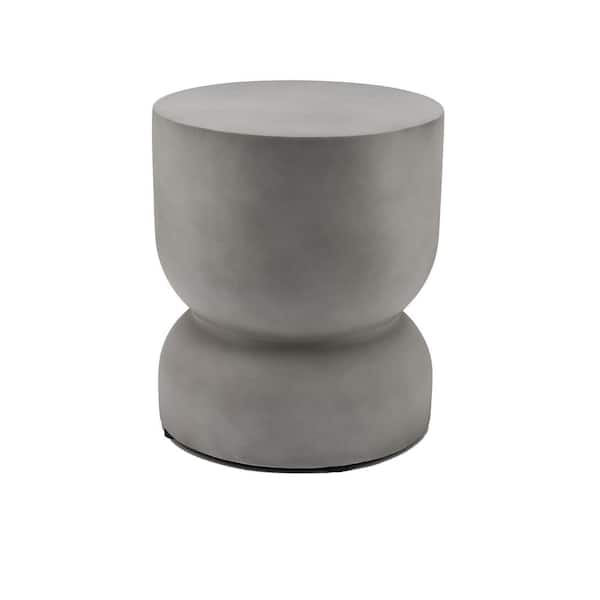 Faux concrete online end table