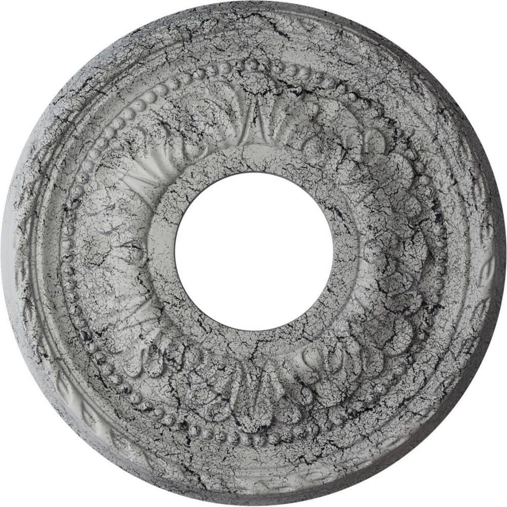 7/8 in. x 11-3/8 in. x 11-3/8 in. Polyurethane Palmetto Ceiling Medallion, Ultra Pure White Crackle price history on PriceWatchPro