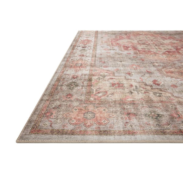Heidi Dove/Spice 6 ft. x 9 ft. Bohemian Printed Area Rug
