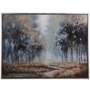 Harper Hill Path To Righteousness Acrylic Painting Framed Wall Art (48 in. W x 36 in. H)