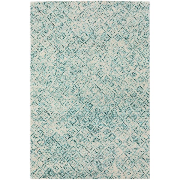 Addison Rugs Evie 1 Teal 3 ft. 6 in. x 5 ft. 6 in. Area Rug