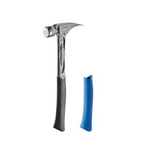 14 oz. TiBone Smooth Face with Curved Handle with Blue Replacement Grip (2-Piece)