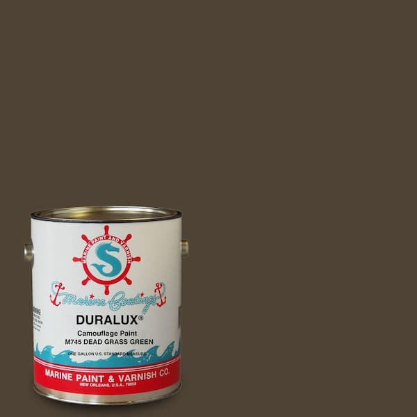 Reviews For Duralux Marine Paint 1 Gal Camouflage Dead Grass Green Flat Enamel Pg The Home Depot - Marine Paint Colors For Wood