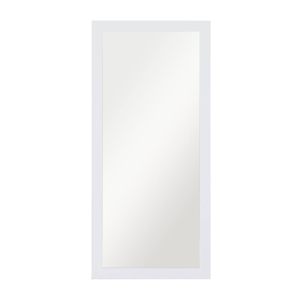 Daisy White Solid Wood Full-Length Rectangular Mirror - 32" x 70"