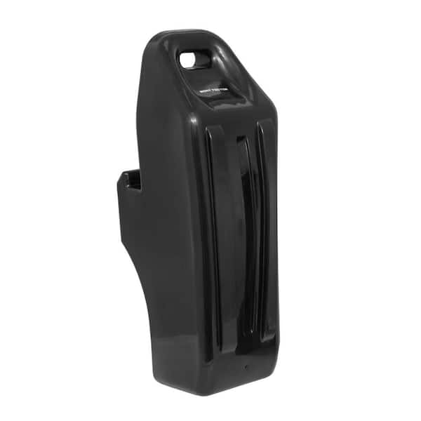 Pontoon-Specific Inflatable Boat Fender with Locking Grip Handle-Black