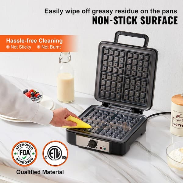 electric mini waffle maker machine non-stick