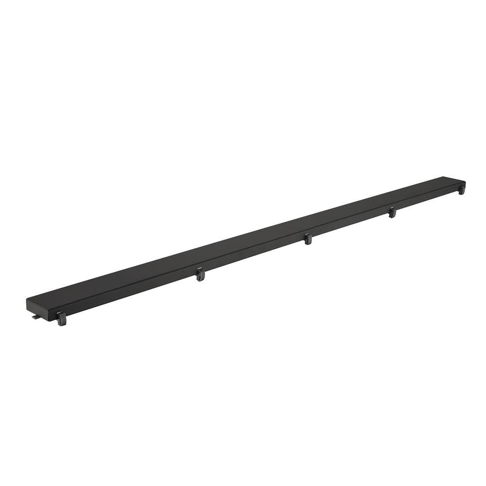 32-Inch Matte Black Stainless Steel Linear Shower Drain
