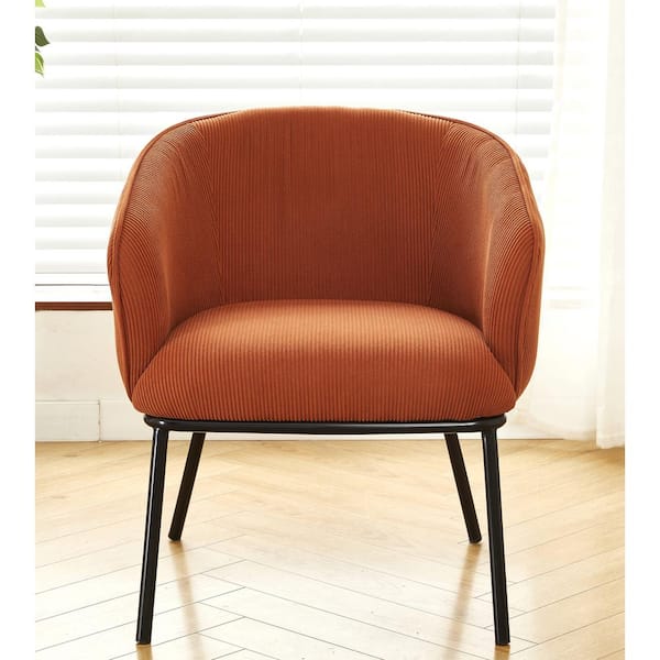 US Pride Furniture Alice Cinnamon Brown Corduroy Arm Chair