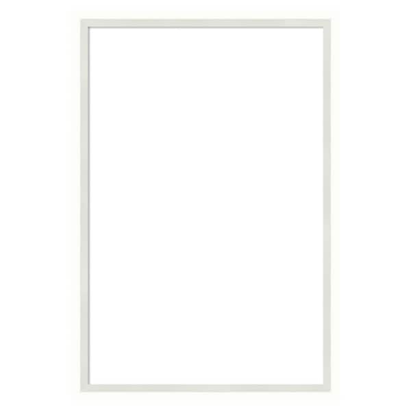 Amanti Art Lucie White 13 in. x 19 in. Wood Framed Dry Erase Magnetic Memo Board