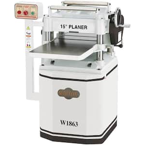 15 in. 3 HP Planer with Helical Cutterhead