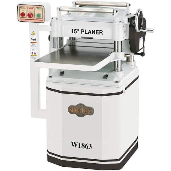 Shop Fox 15 in. 3 HP Planer with Helical Cutterhead