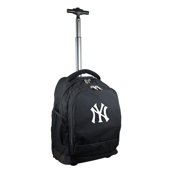 Denco MLB New York Yankees 19 in. Black Wheeled Premium Backpack  MLYKL780_BK - The Home Depot