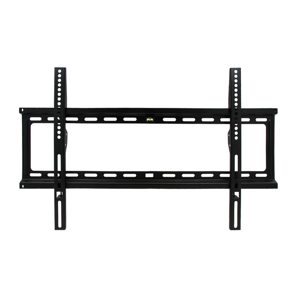 32 in. x 70 in. Fixed Television Wall Mont in Black