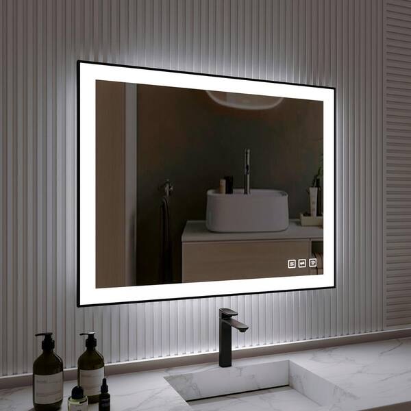 Home depot on sale backlit mirror